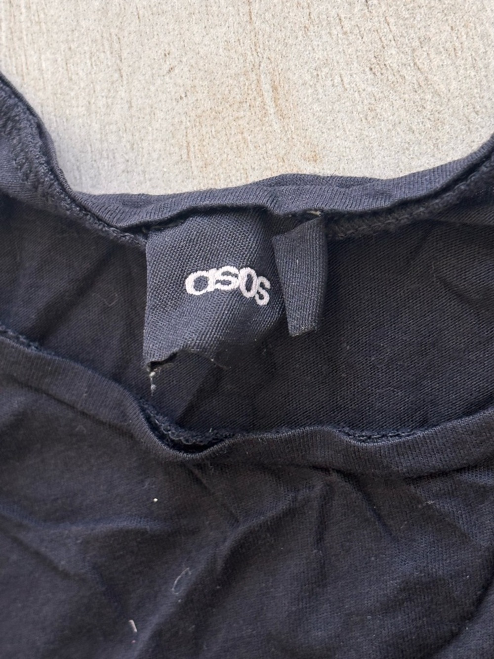 ASOS Black Ribbed Tank Top - Picture 3 of 3